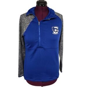 Women's Under Armour Creighton Bluejays ColdGear 1/4 Zip Pullover | Size Large